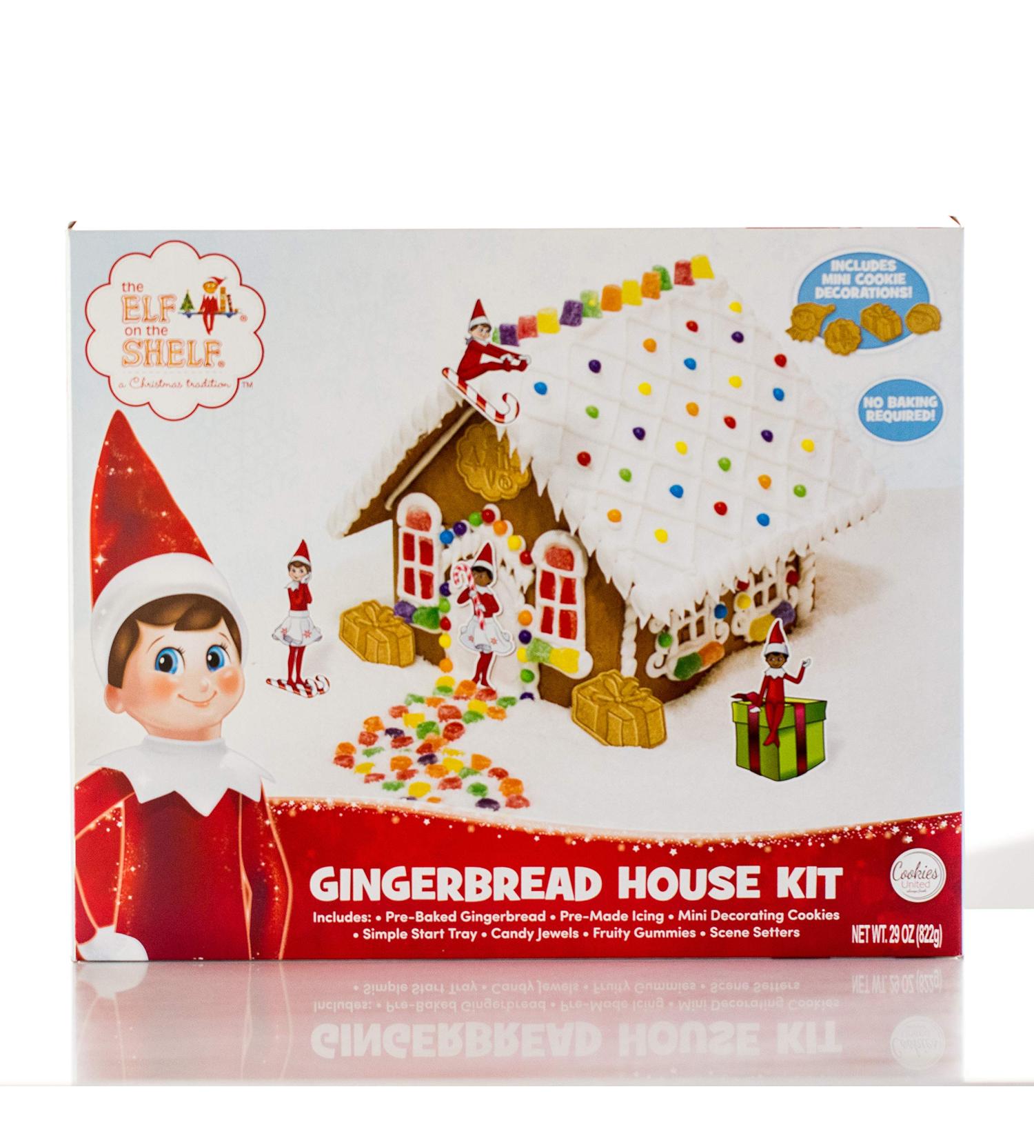 Elf on the Shelf Gingerbread House Kit - Complete Holiday Set - Easy Build - 29oz - 1.81 Pound - Buy Online on SooperMarket.com