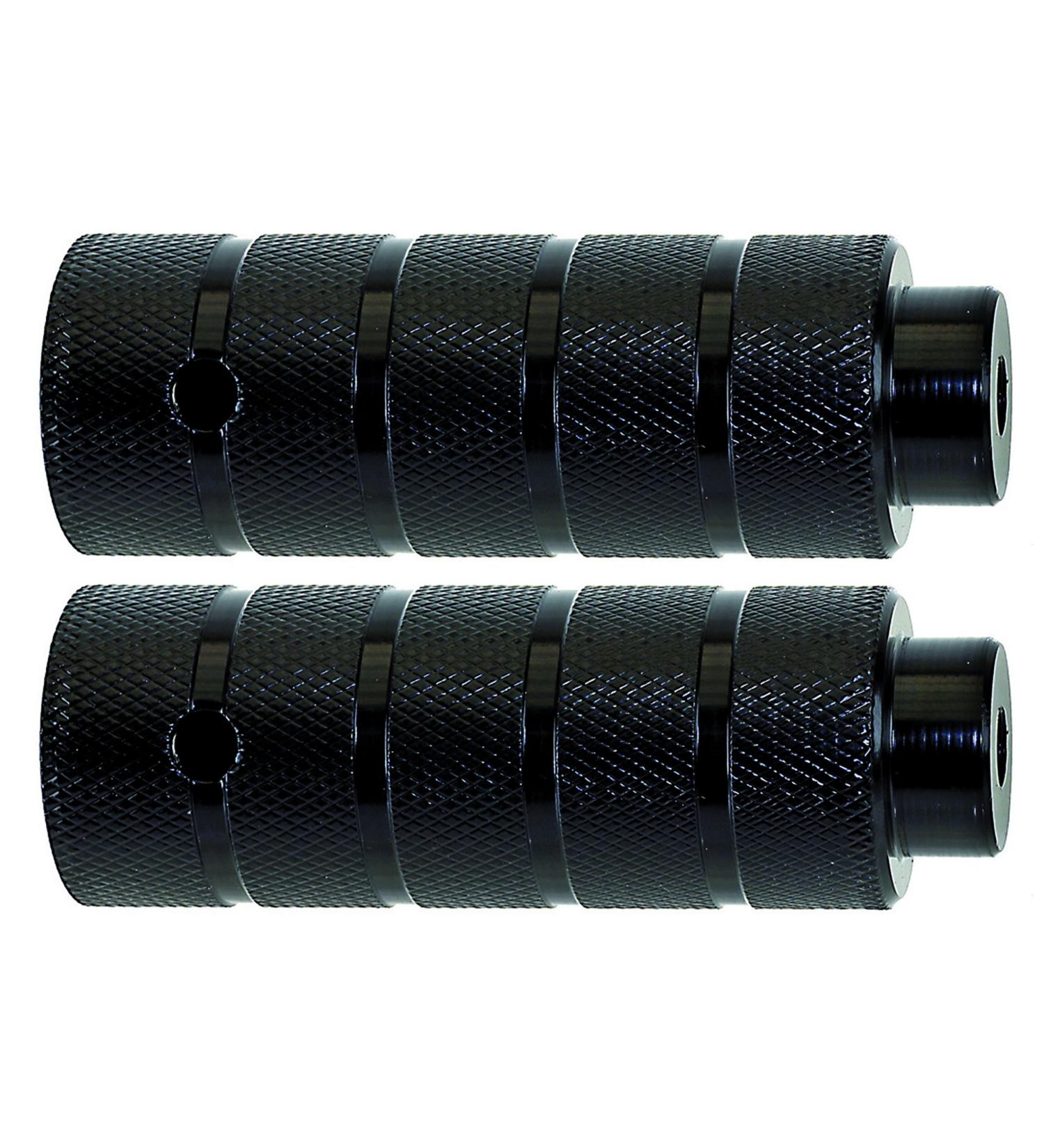 Novatec Steel Pegs for 3/8 inch axles, Black