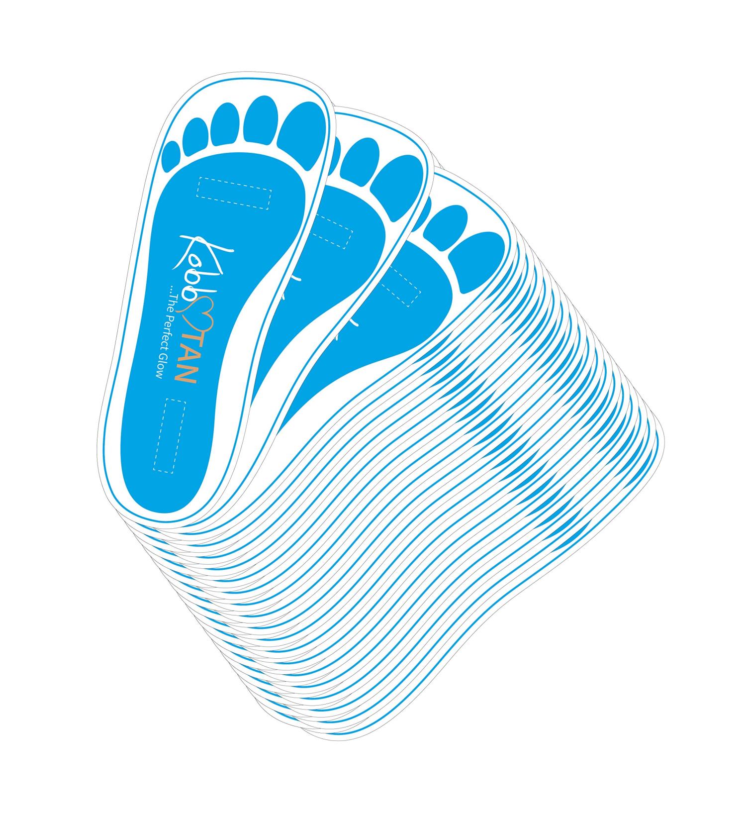60 Pairs (120 feet) Blue Spray Tan Feet Pads for Sunless Tanning - Buy Online on SooperMarket.com