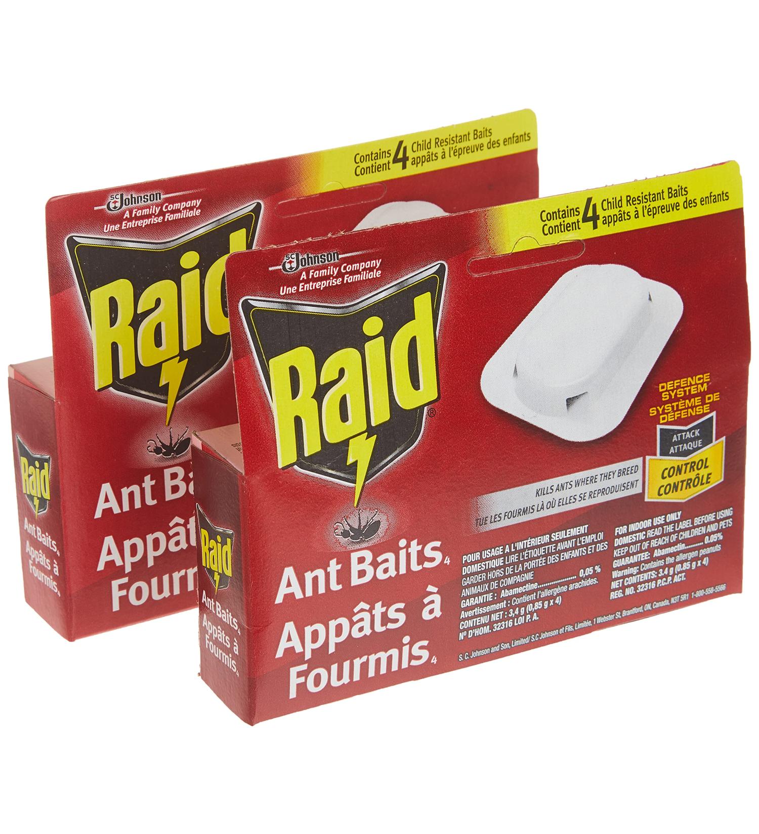 Raid Ant Killer Baits And Traps For Indoor Use Child Resistant 8 Count Baits Ant Killer - Buy Online on SooperMarket.com