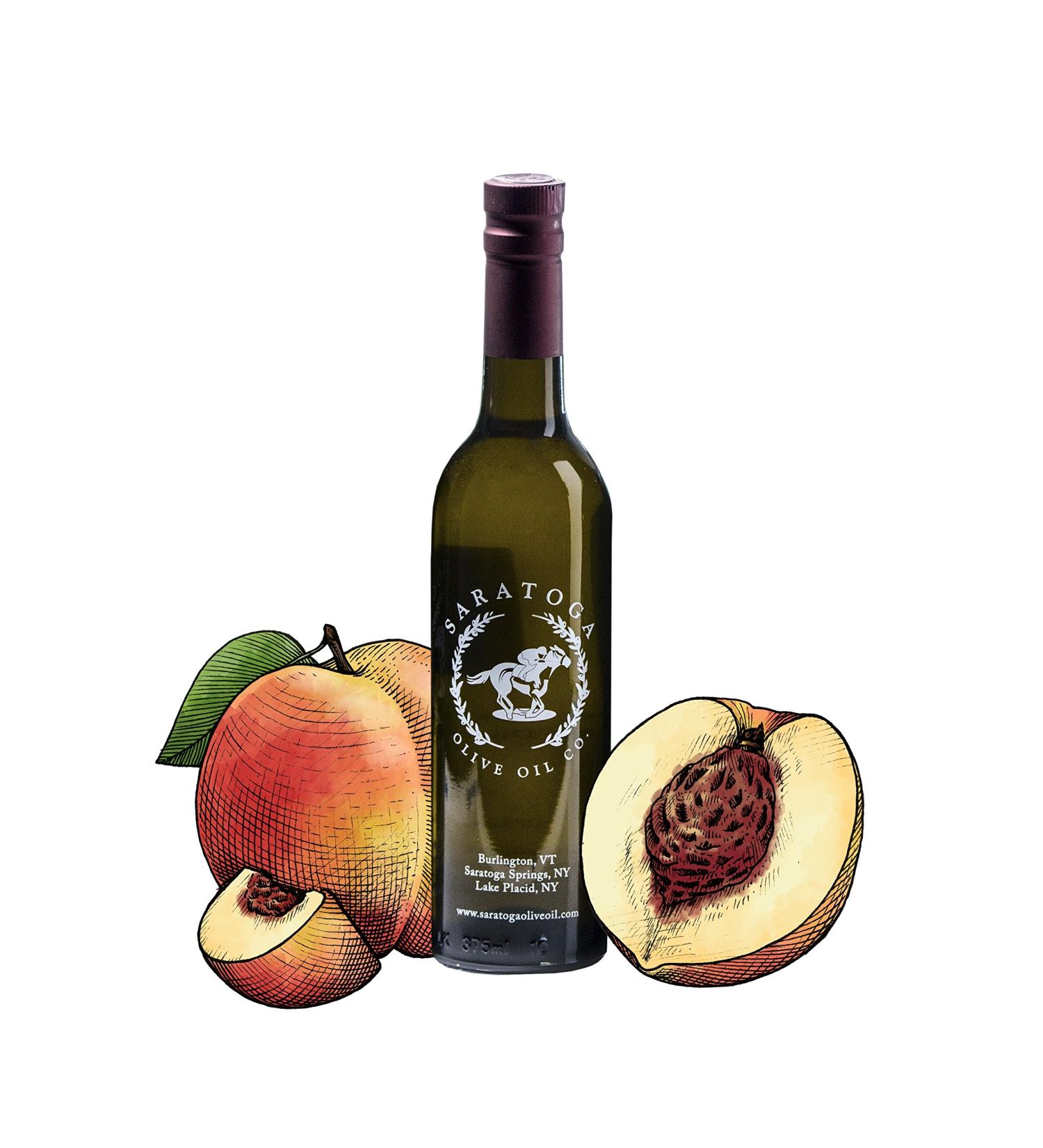 Saratoga Olive Oil Ripe Peach White Balsamic Vinegar 200ml - 6.8oz - Pack of 1 - Buy Online on SooperMarket.com