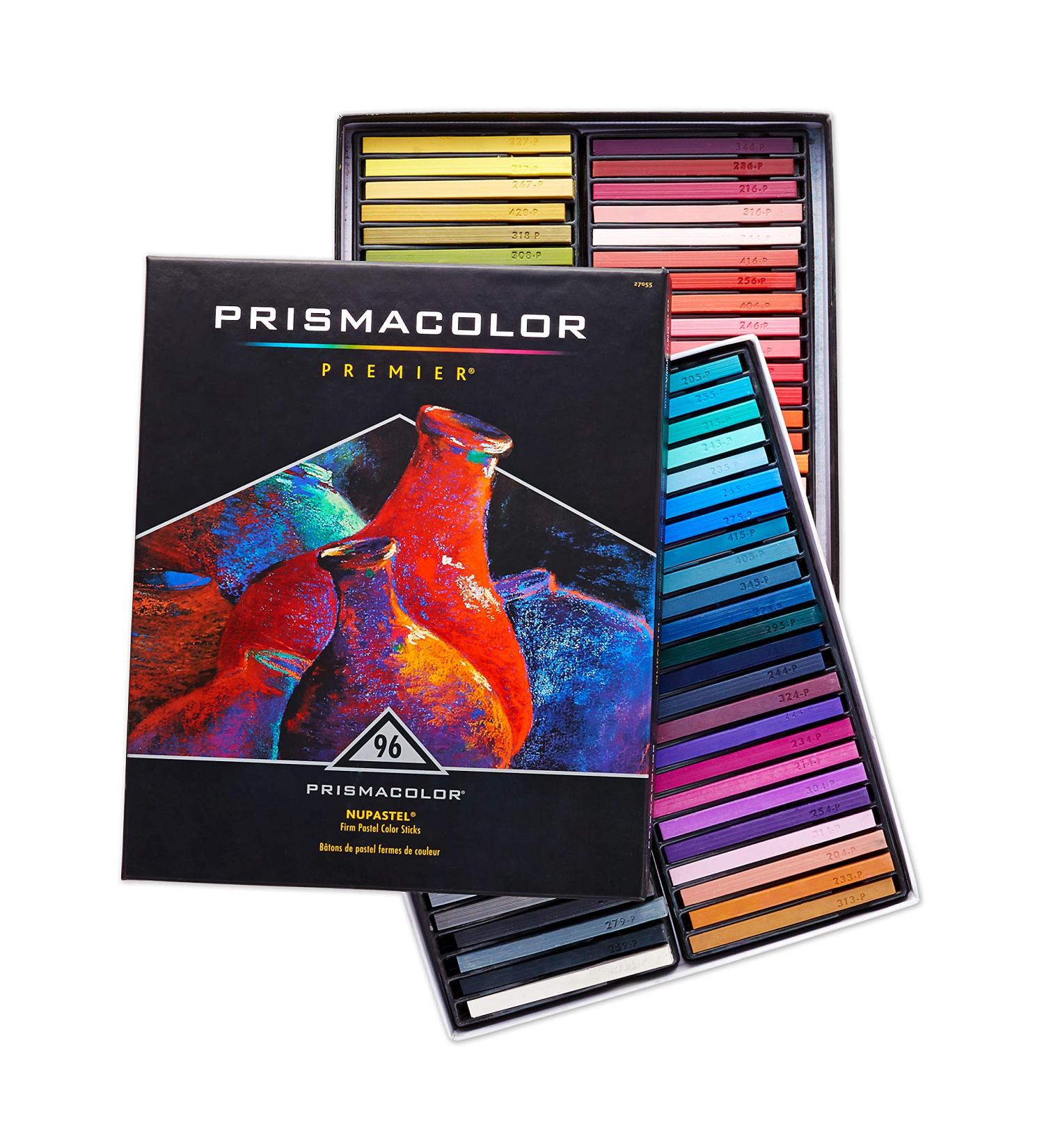 27055 Premier NuPastel Firm Pastel Color Sticks 96-Count Multicolor (1-Pack)
