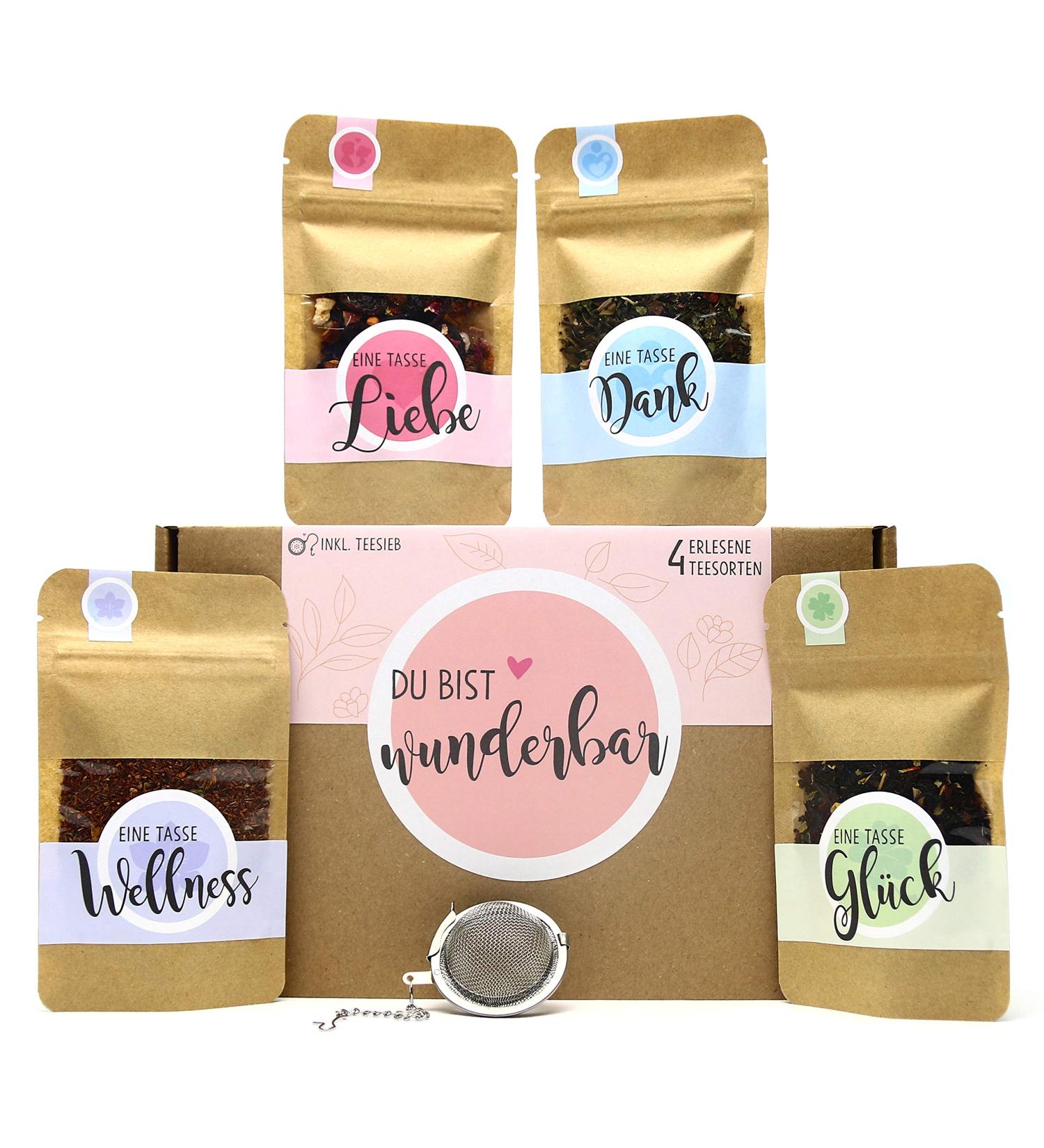 OwlBook Wonderful Tea Gift Box - 4 Varieties & Egg | Perfect Valentine's Day Gift for Him & Her - Buy Online on SooperMarket.com