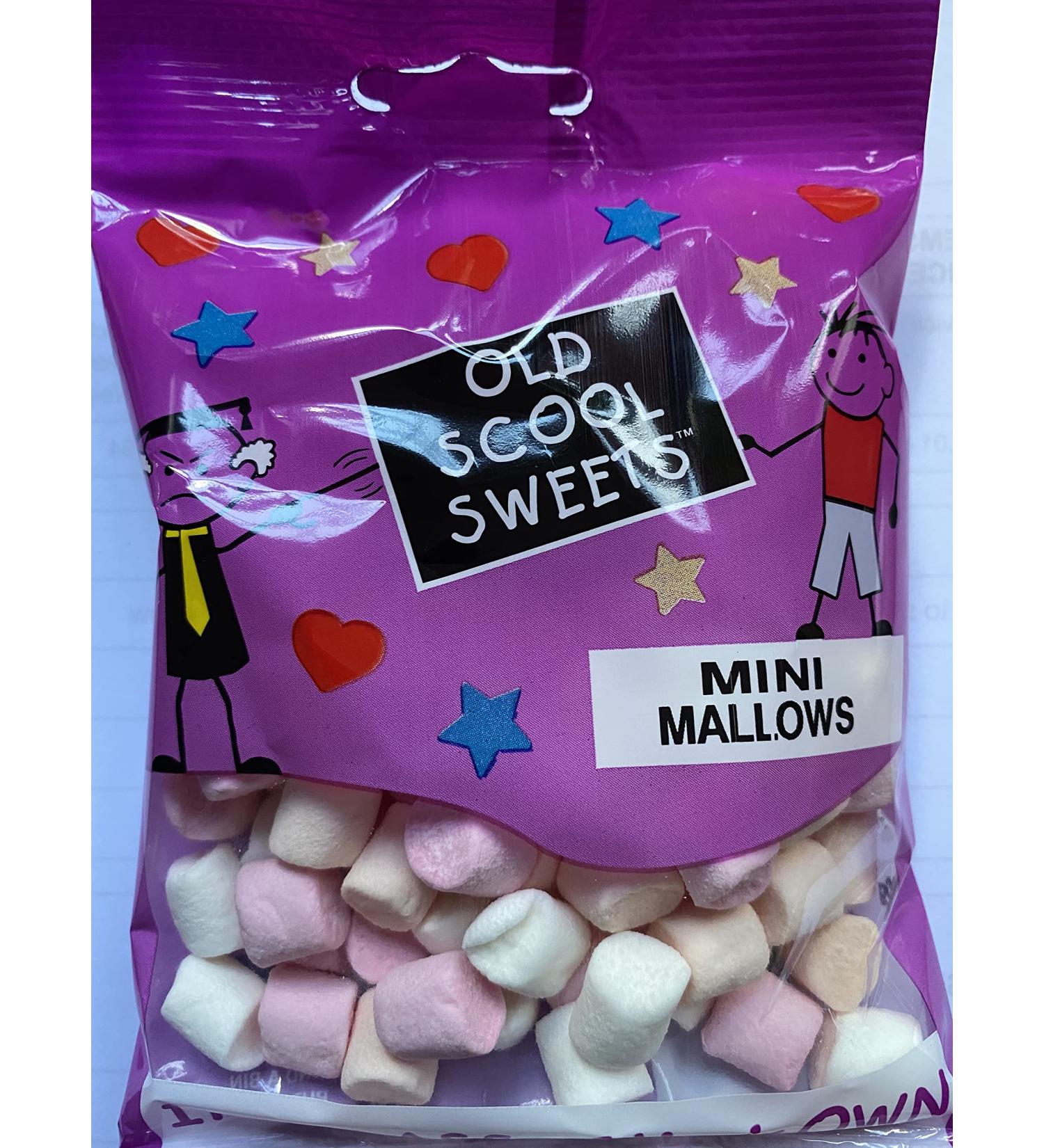 Quality Sweets Mini Marshmallows Pink and White 30g Mini Mallows ( Pic n Mix Any 20 Bags Free Standard Shipping Worth 2.49 )