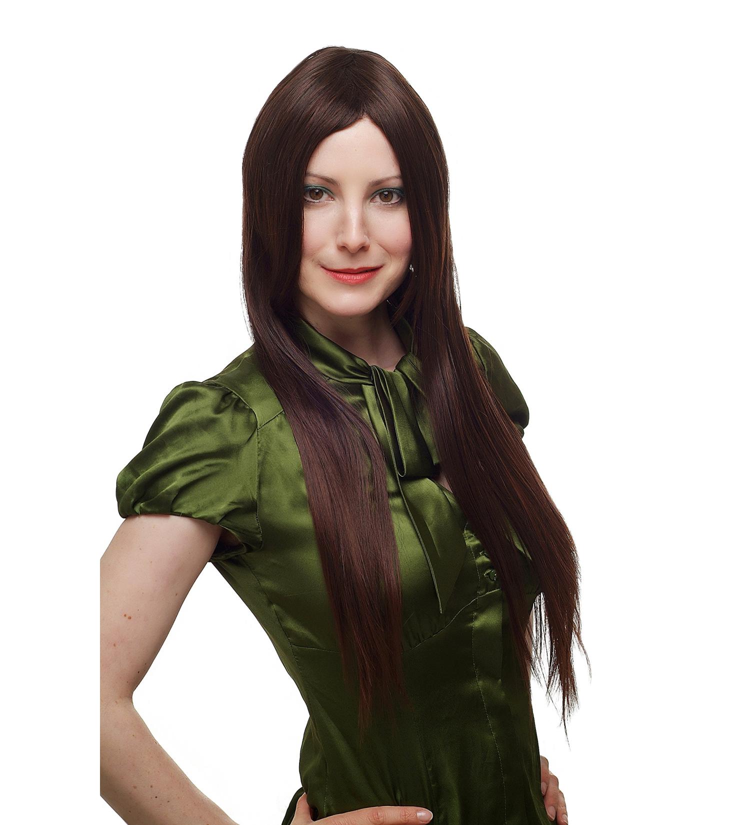 Buy WIG ME UP Lady's Long Straight Wig with Middle Parting - Brown Mix Mahogany H7623-2T33 | International Shipping Available - Buy Online on SooperMarket.com