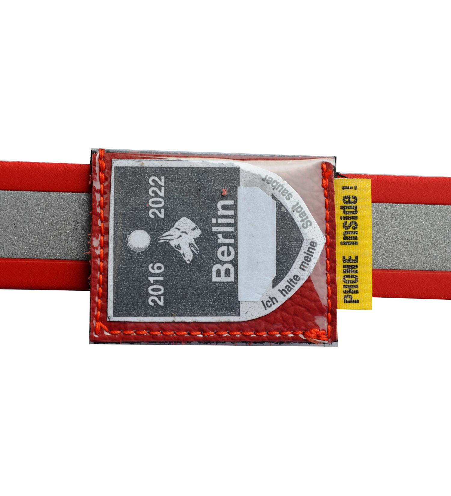 Premium Nappa Leather Dog Bag 30x40mm - 6 Colors Waterproof 2 Compartments For Collars Up to 30mm - Buy Online on SooperMarket.com