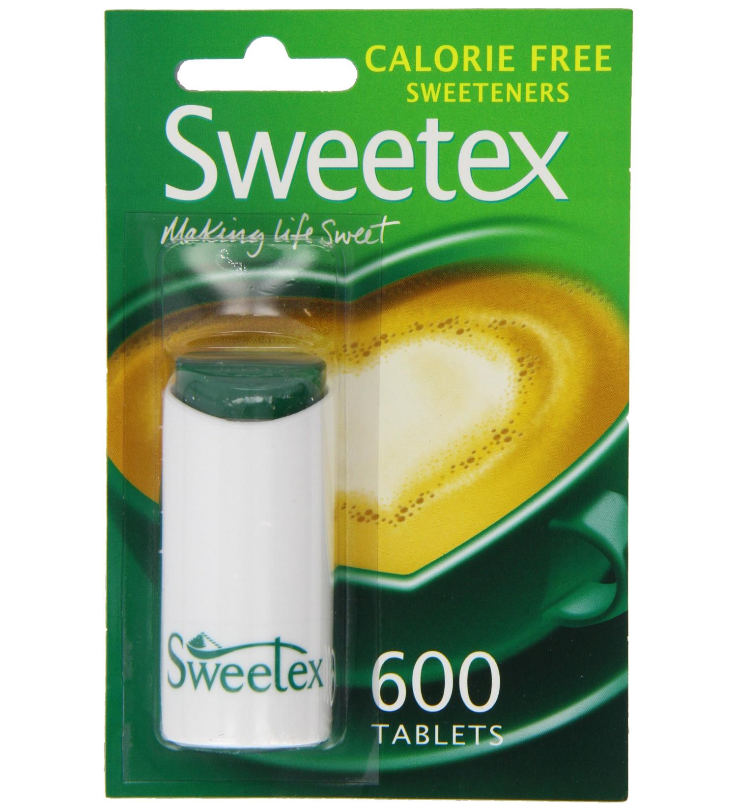 Sweetex Calorie-Free Sweetener 600 Tablets - 600 Count Pack - Sugar Substitute - Buy Online on SooperMarket.com