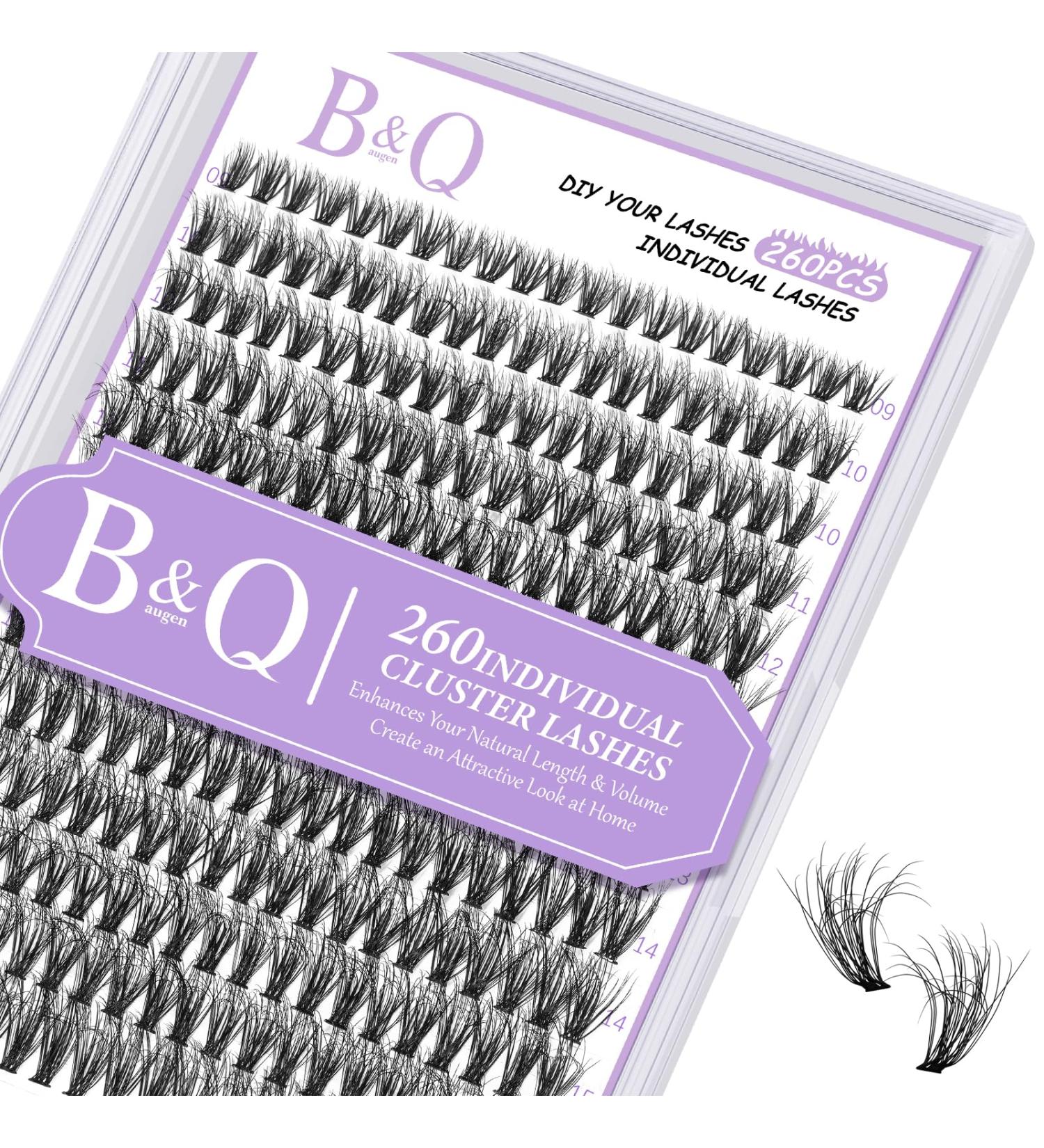 280PCS 3D Fluffy Wispy Cluster Lashes for DIY at Home - 30D 40D 9-16Mix - Individual Eyelash Extensions - Natural Look - Buy Online on SooperMarket.com