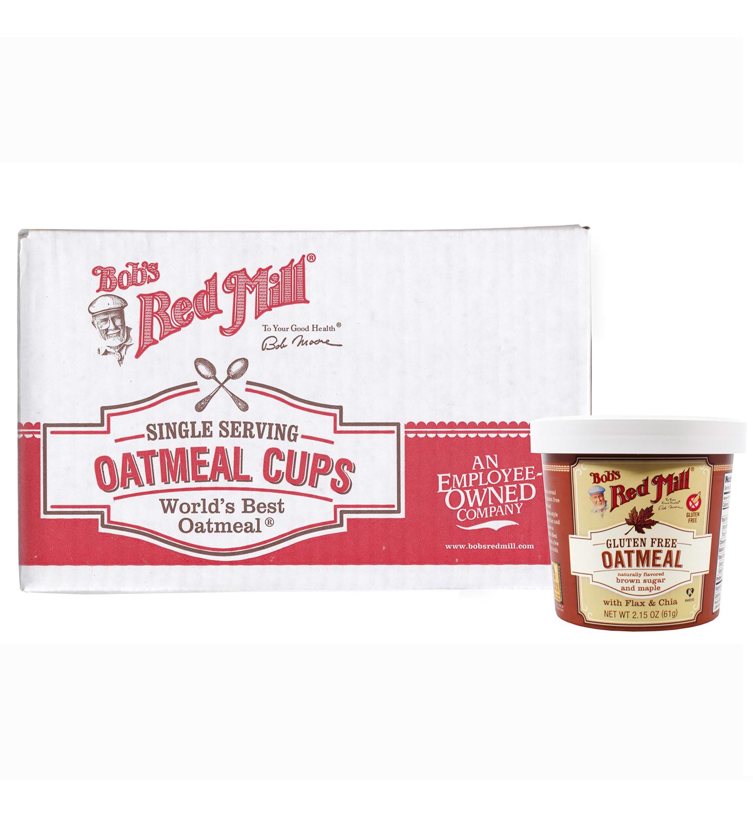 Bob's Red Mill Gluten-Free Oatmeal Cup & Maple  Brown Sugar  2.15 Ounce 2.15 Ounce (Pack of 1) - Buy Online on SooperMarket.com