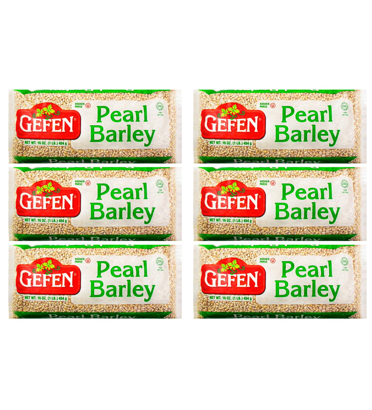 Gefen Premium Quality Pearled Barley 1lb (6 Pack) - Product of USA - Buy Online on SooperMarket.com