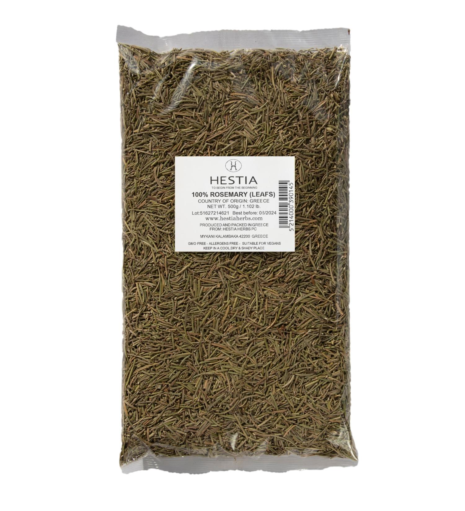 Hestia Herbs Horeca Greek Rosemary 500g - Premium Quality Rosemary for Culinary Use - Buy Online on SooperMarket.com