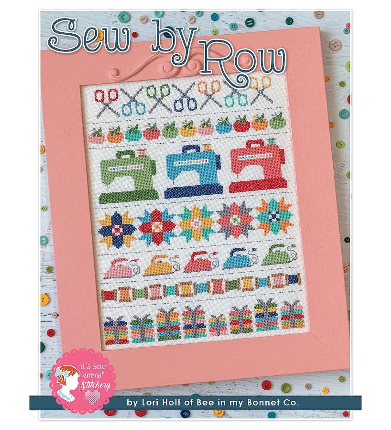 Lori Holt Bee in my Bonnet Sew by Row Cross Stitch Pattern - Shop Now! - Buy Online on SooperMarket.com