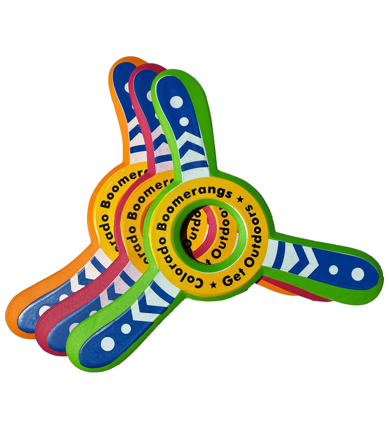 Bongo Boomerang - 3 Pack Foam Boomerangs for Kids | Safe and Fun Outdoor Toy - Buy Online on SooperMarket.com