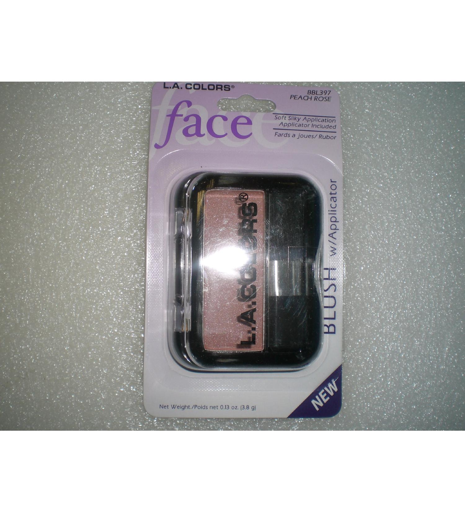 L.A. Colors Single Blush  Peach Rose  0.06 Ounce