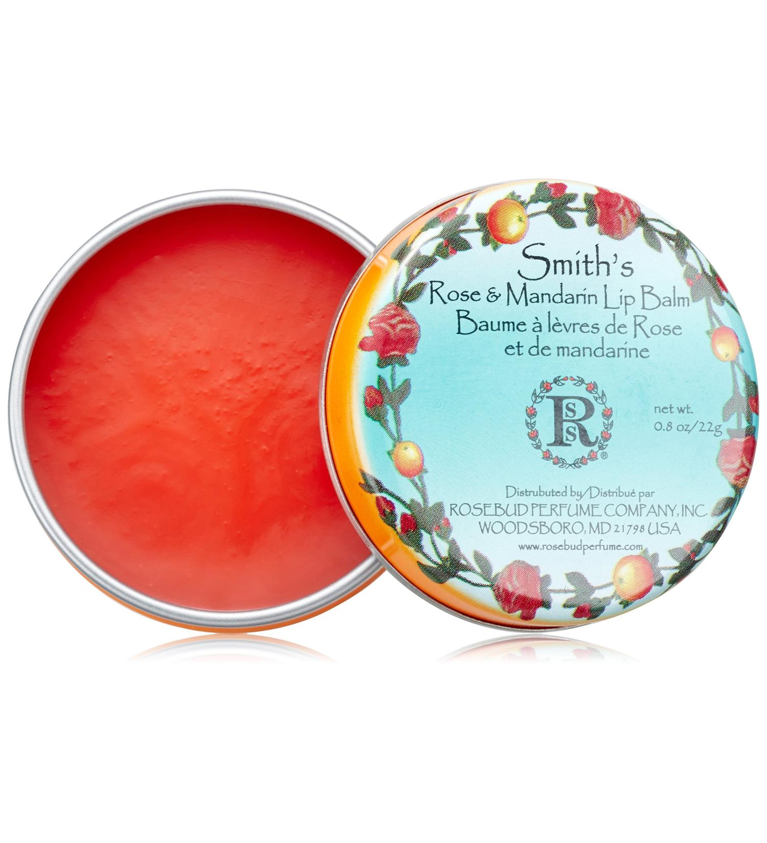 Rosebud Smith's Rose and Mandarin Lip Balm 0.8 oz - Moisturizing Lip Care - Buy Online on SooperMarket.com