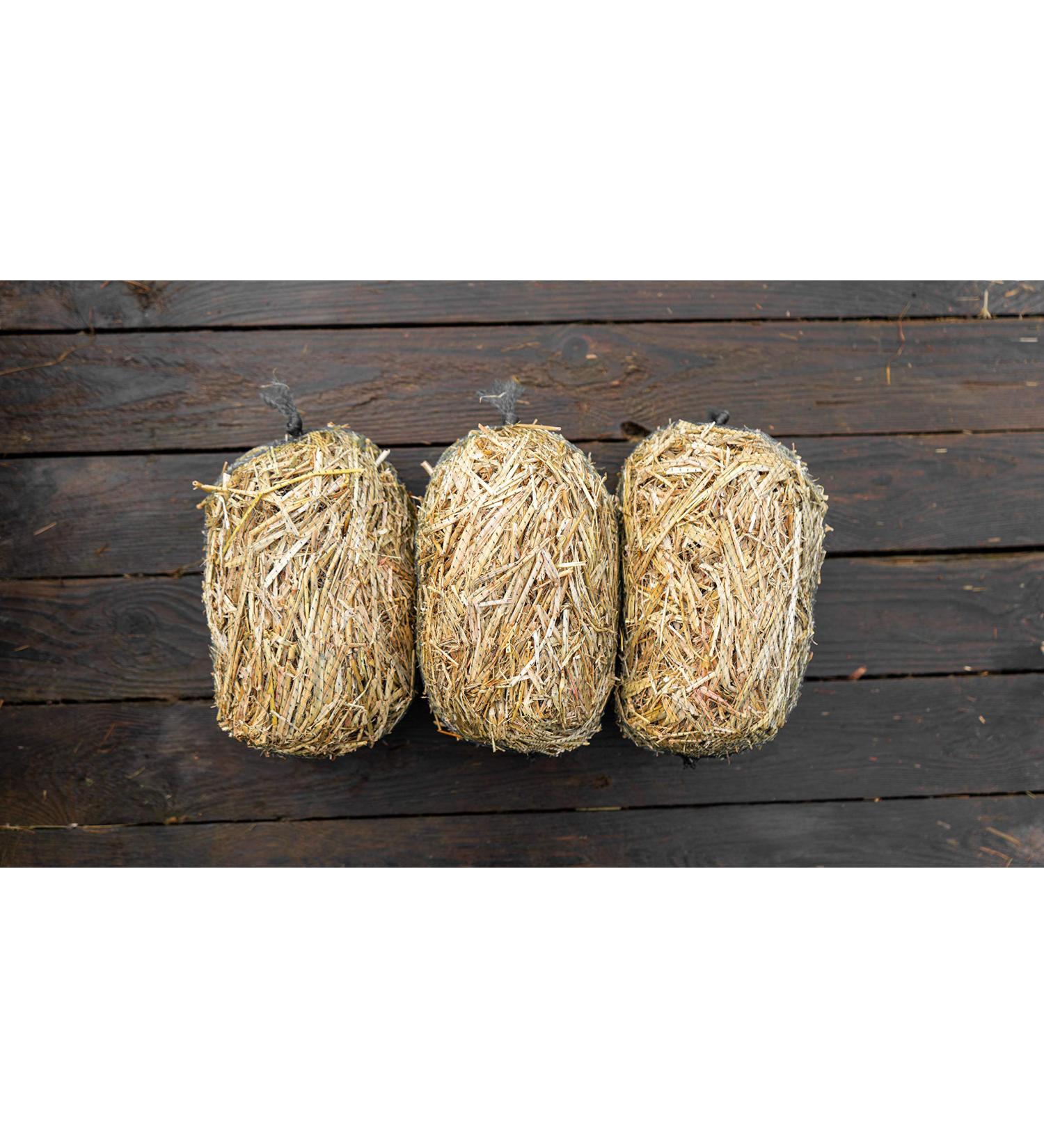 3 x nets of barley straw for natural algae treatment in ponds direct from farm