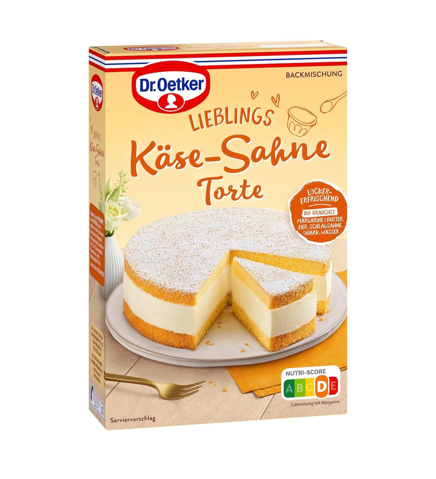 Dr. Oetker Cheese Cream Cake Mix - 4 x 385g | Easy Baking for Perfect Cheesecakes - Buy Online on SooperMarket.com