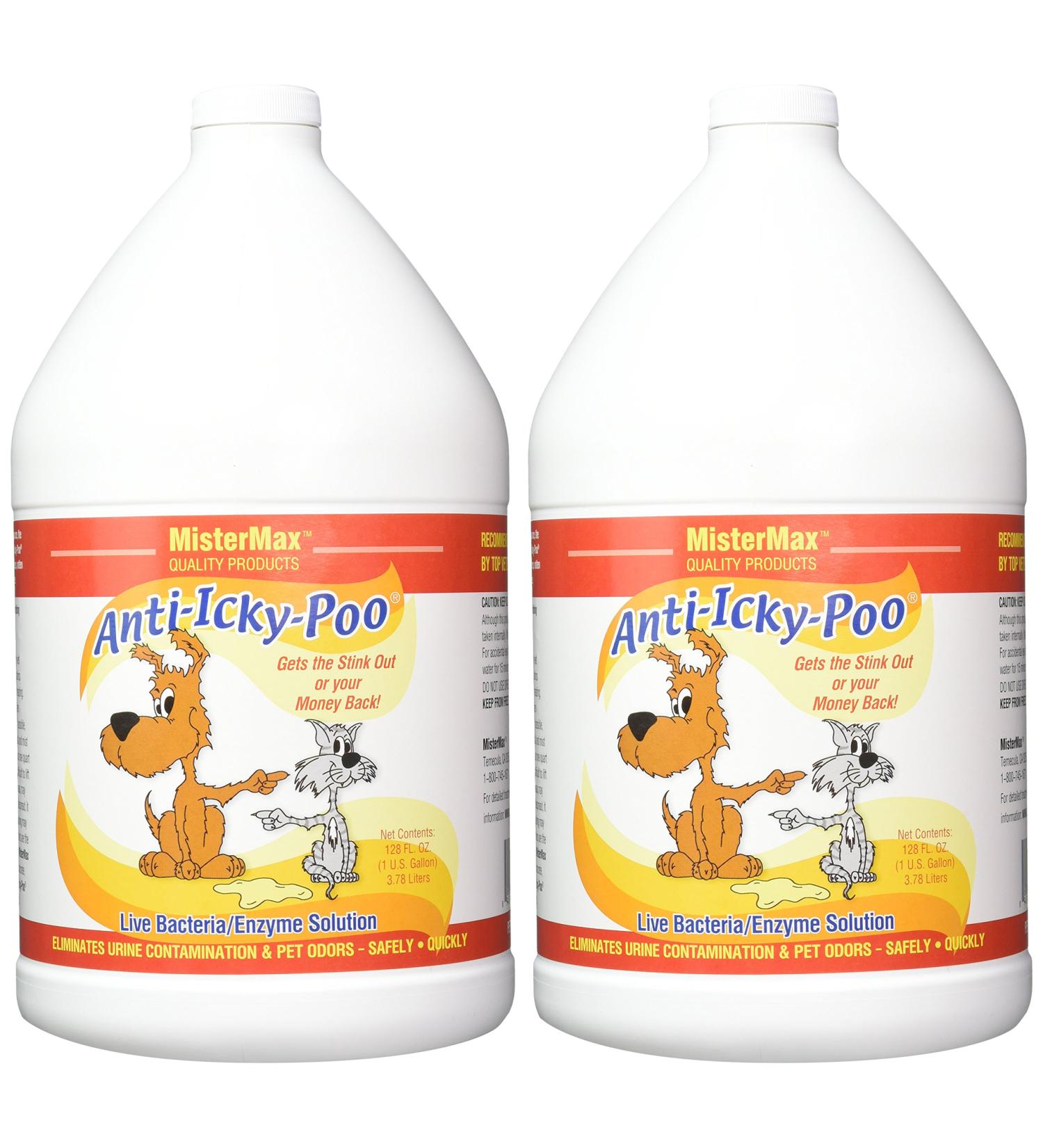 Mister Max Anti Icky Poo Odor Removal 2 Gallon Set | Best International Shipping & Odor Eliminator - Buy Online on SooperMarket.com