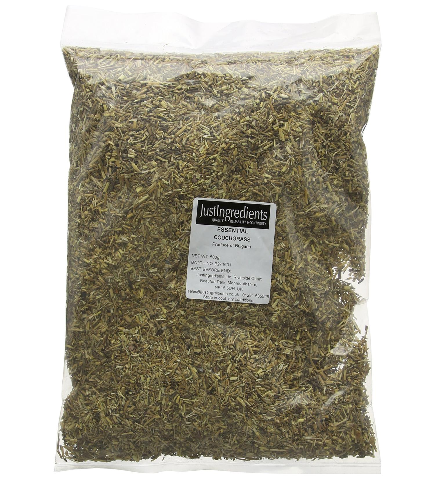JustIngredients Essentials Couchgrass 500 g - Buy Online on SooperMarket.com