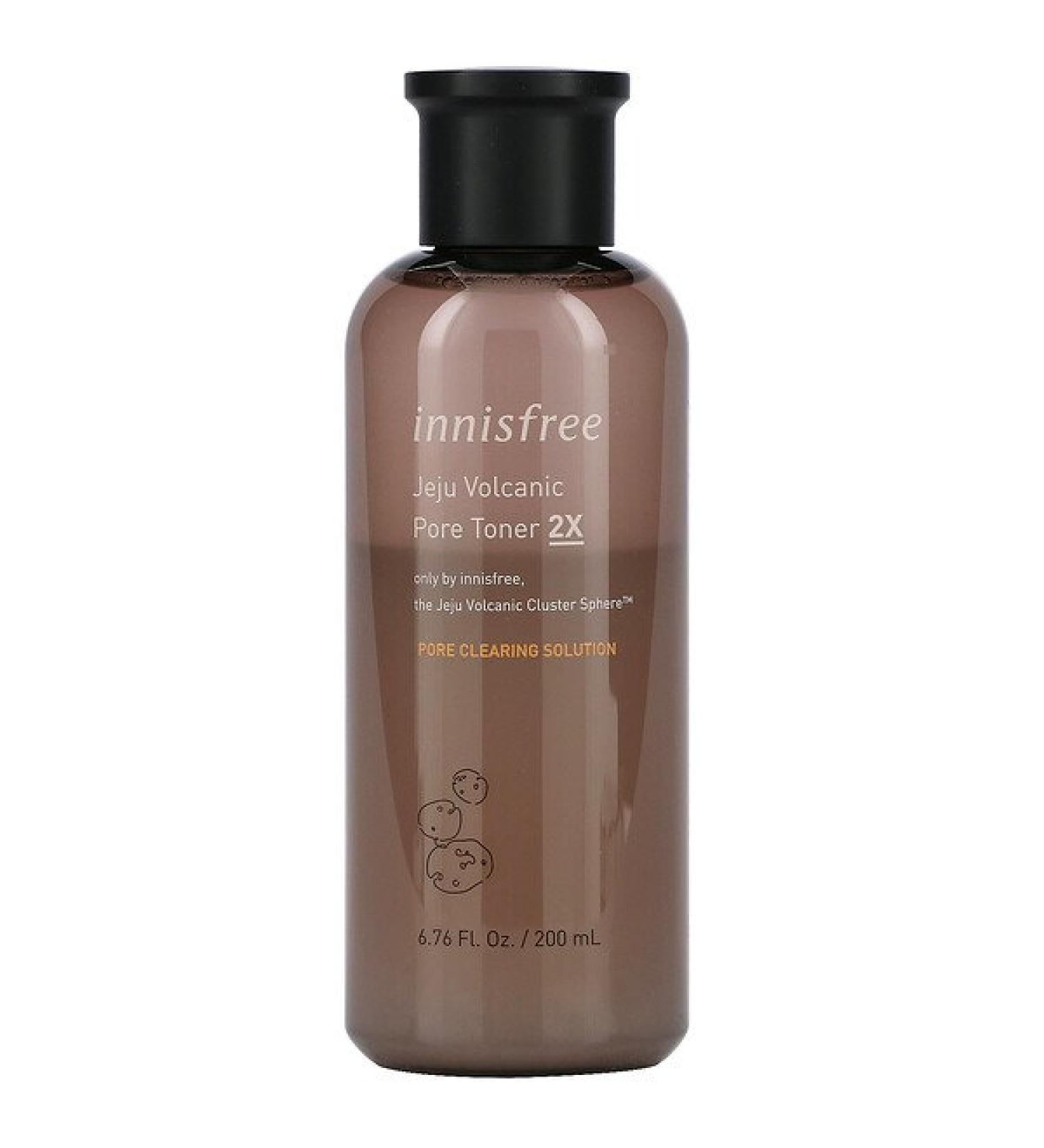 Innisfree Jeju Volcanic Pore Toner 2X - 200ml | Pore Minimizing & Purifying - Buy Online on SooperMarket.com