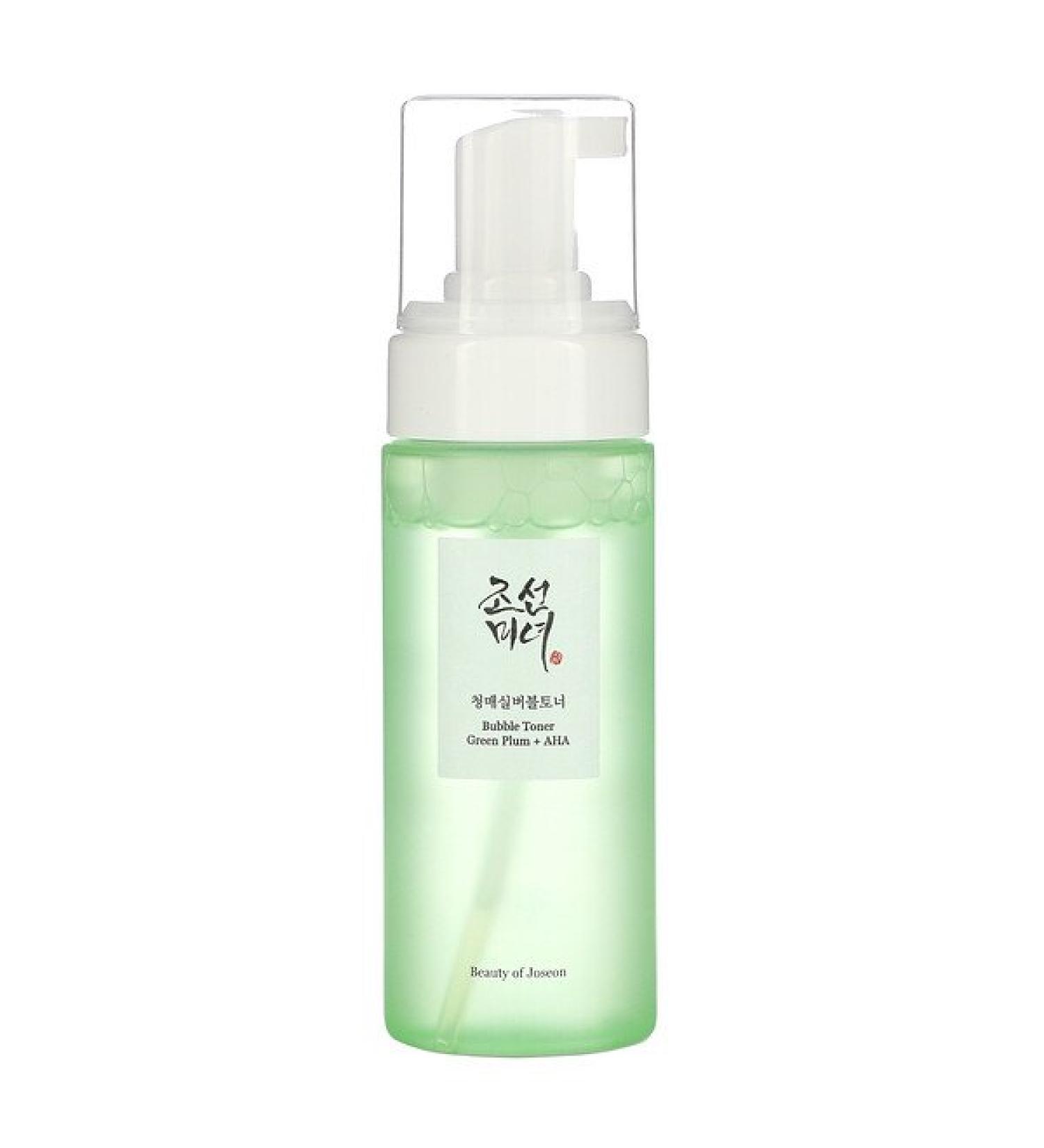 Beauty of Joseon Bubble Toner Green Plum + AHA 5.07 fl oz (150 ml)