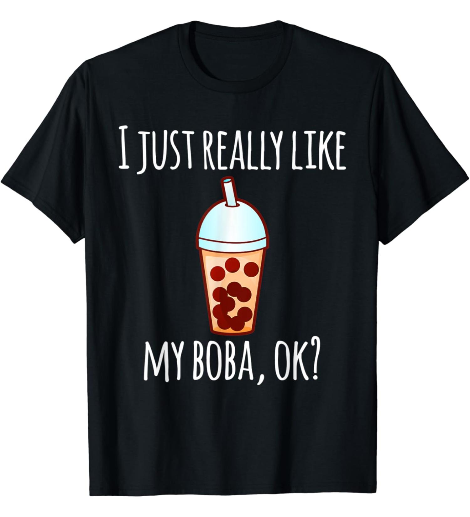 Kawaii Boba Tea Shirt - Bubble Milk Tea Gift T-Shirt