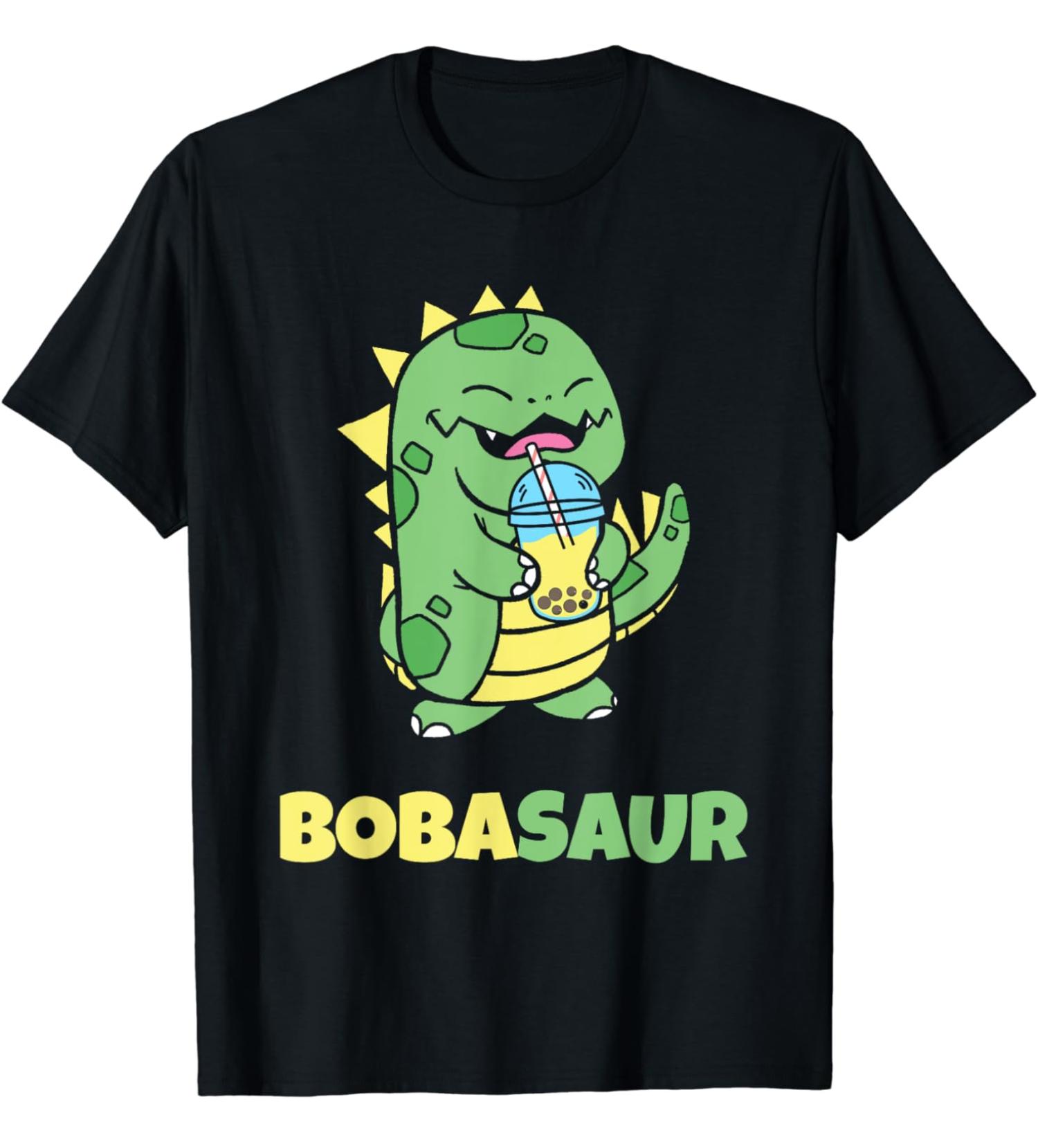 Bobasaur Bubble Tea for a Kawaii Japan Friends Boba Tea T-Shirt