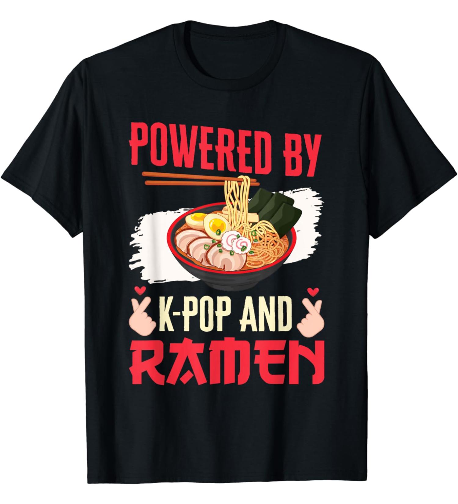K-Pop Ramen Japanese Noodles Bowl Kpop Gift T-Shirt