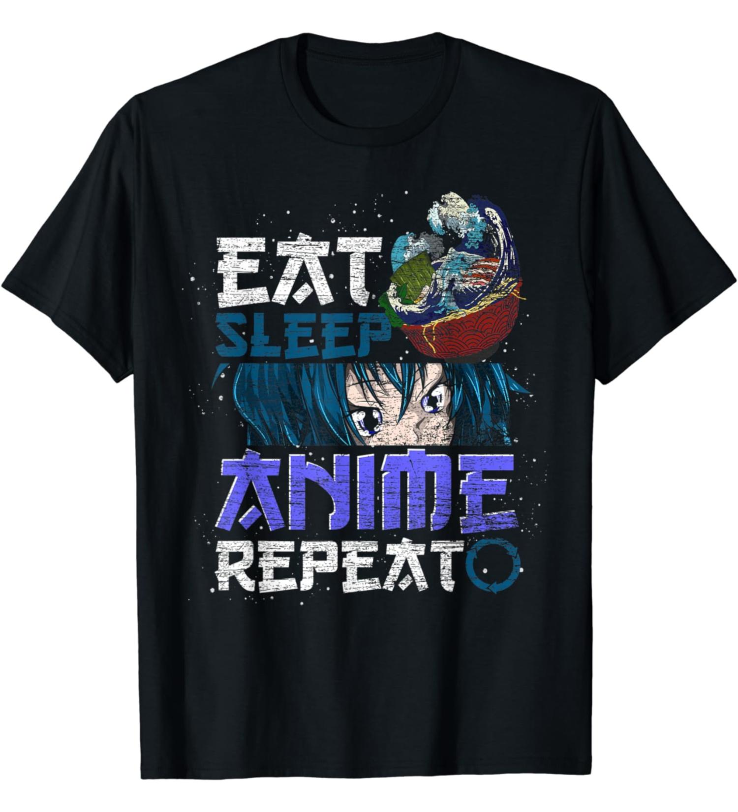 Otaku Kawaii Japanese Ramen Noodles Waves Manga Foodie Anime T-Shirt