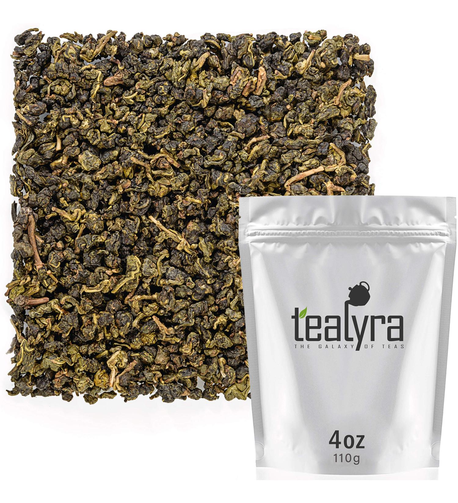 Tealyra Jade Taiwanese Formosa Oolong Tea - Naturally Grown - 110g - Medium Caffeine - Buy Online on SooperMarket.com