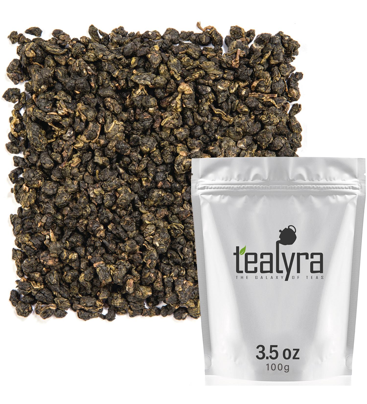 Tealyra Milk Jin Xuan Oolong Tea - High Mountain Taiwanese Loose Leaf - Creamy Taste - Organically Grown - 100g - Buy Online on SooperMarket.com