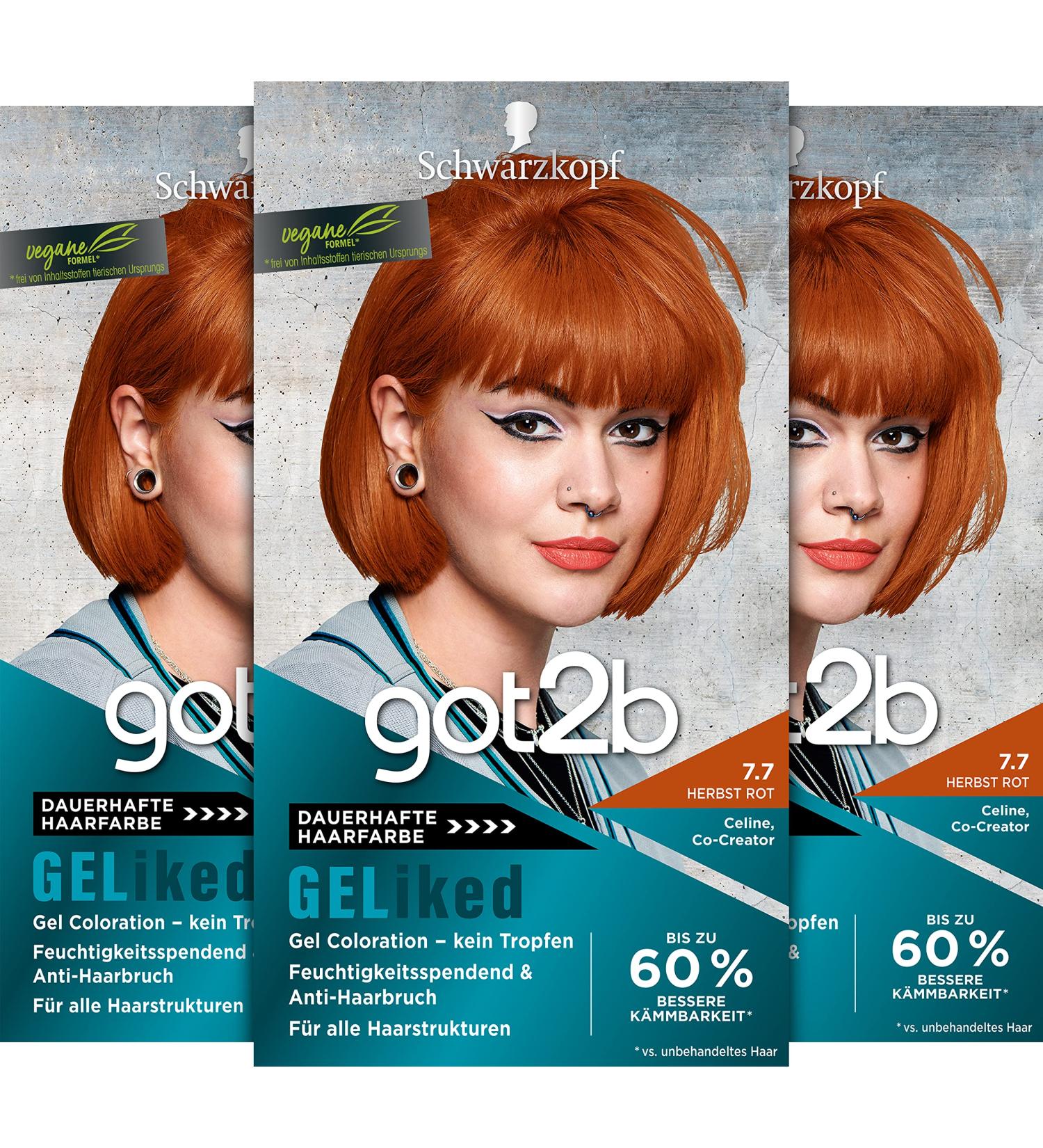 Got2B Ge Liked 7.7 Autumn Red - 1g (Pack of 3) | International Shipping Available - Buy Online on SooperMarket.com