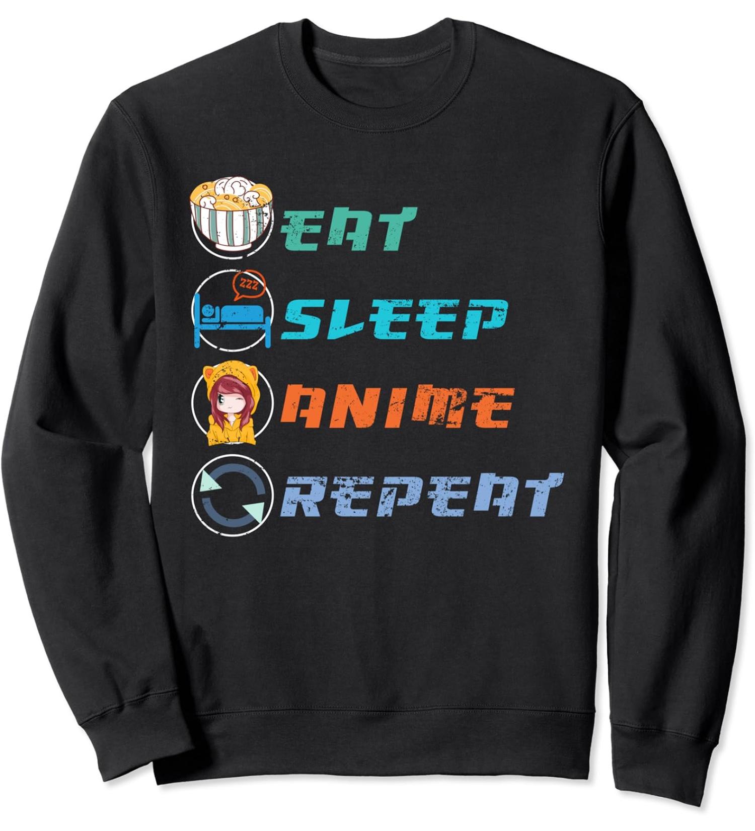Otaku Kawaii Japanese Food Ramen Noodles Manga Anime Sweatshirt