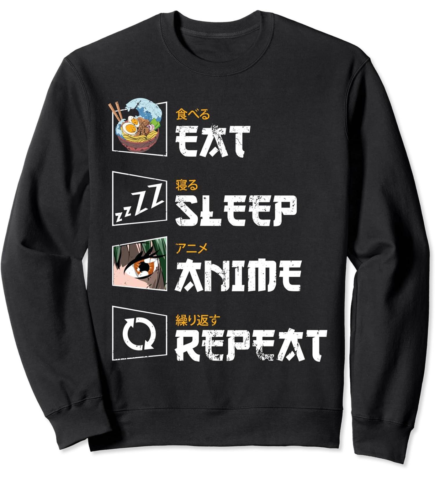 Otaku Bowl Of Ramen Noodles Kawaii Japanese Manga Anime Sweatshirt