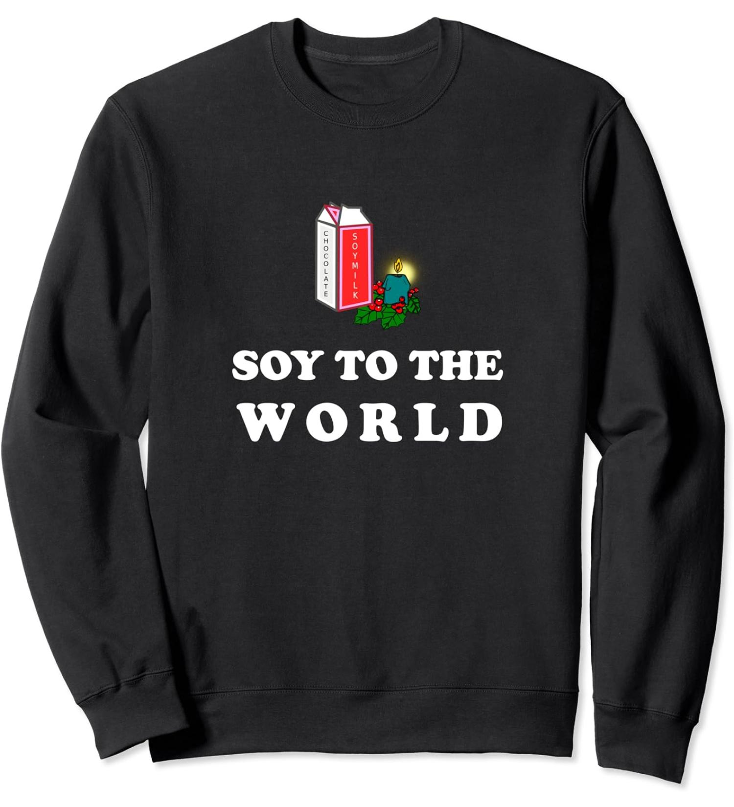 Chocolate Soy Milk Vegan Sweatshirt