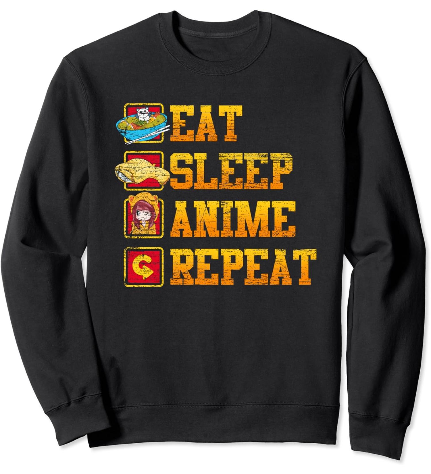 Otaku Kawaii Japanese Ramen Noodles Manga Funny Anime Sweatshirt