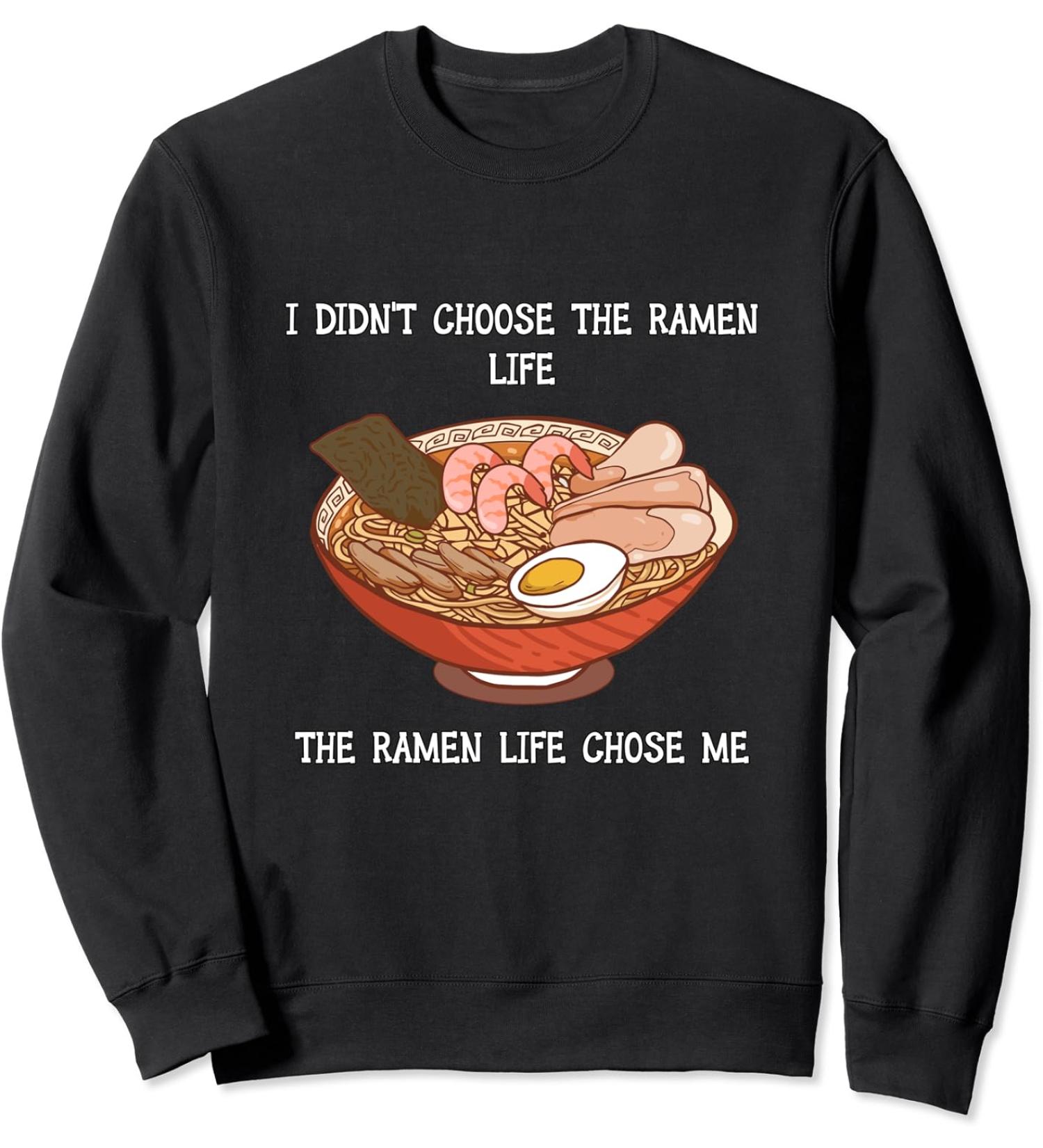 Ramen Noodle Bowl Kawaii Japan Style Funny Sweatshirt