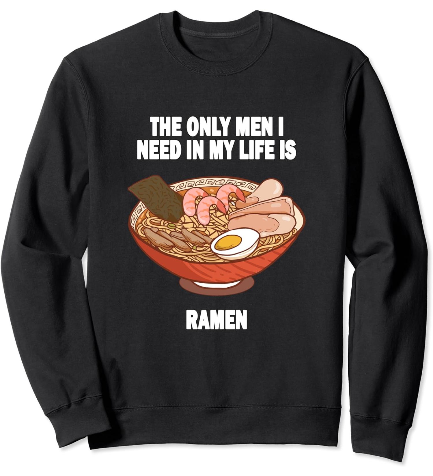Ramen Noodle Bowl Kawaii Japan Style Funny Sweatshirt