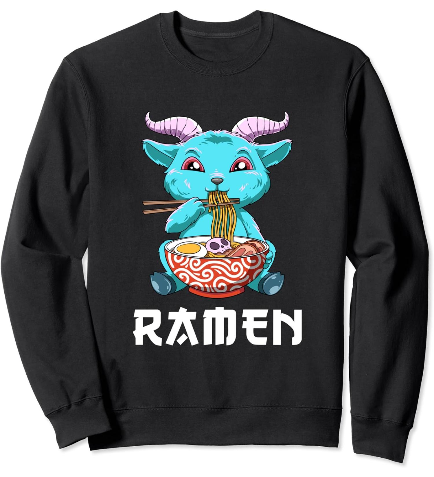 Anime Ramen Baphomet Sweatshirt