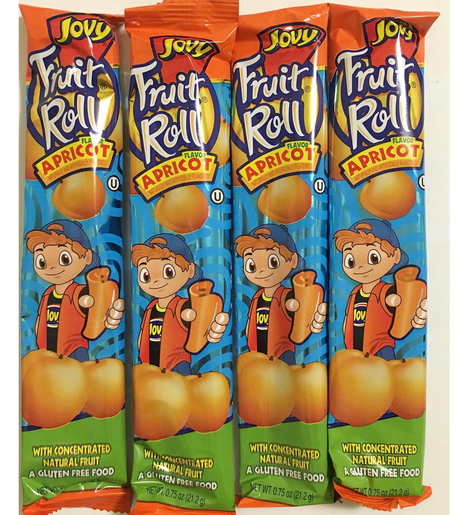 0.75oz Jovy Fruit Roll Snack Apricot - 16 Single Packets | Buy Online - Buy Online on SooperMarket.com