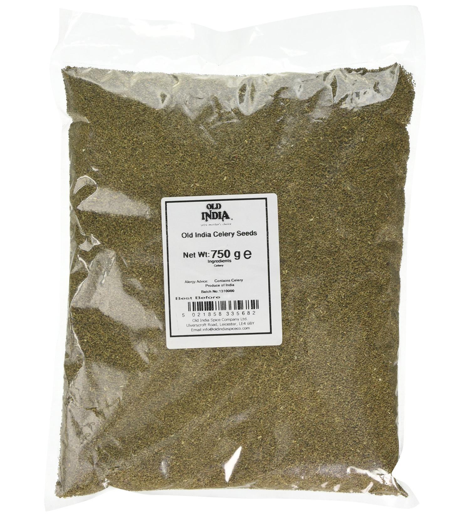 Old India Celery Seeds 750g - Premium Quality Spice for Cooking and Seasoning - Buy Online on SooperMarket.com