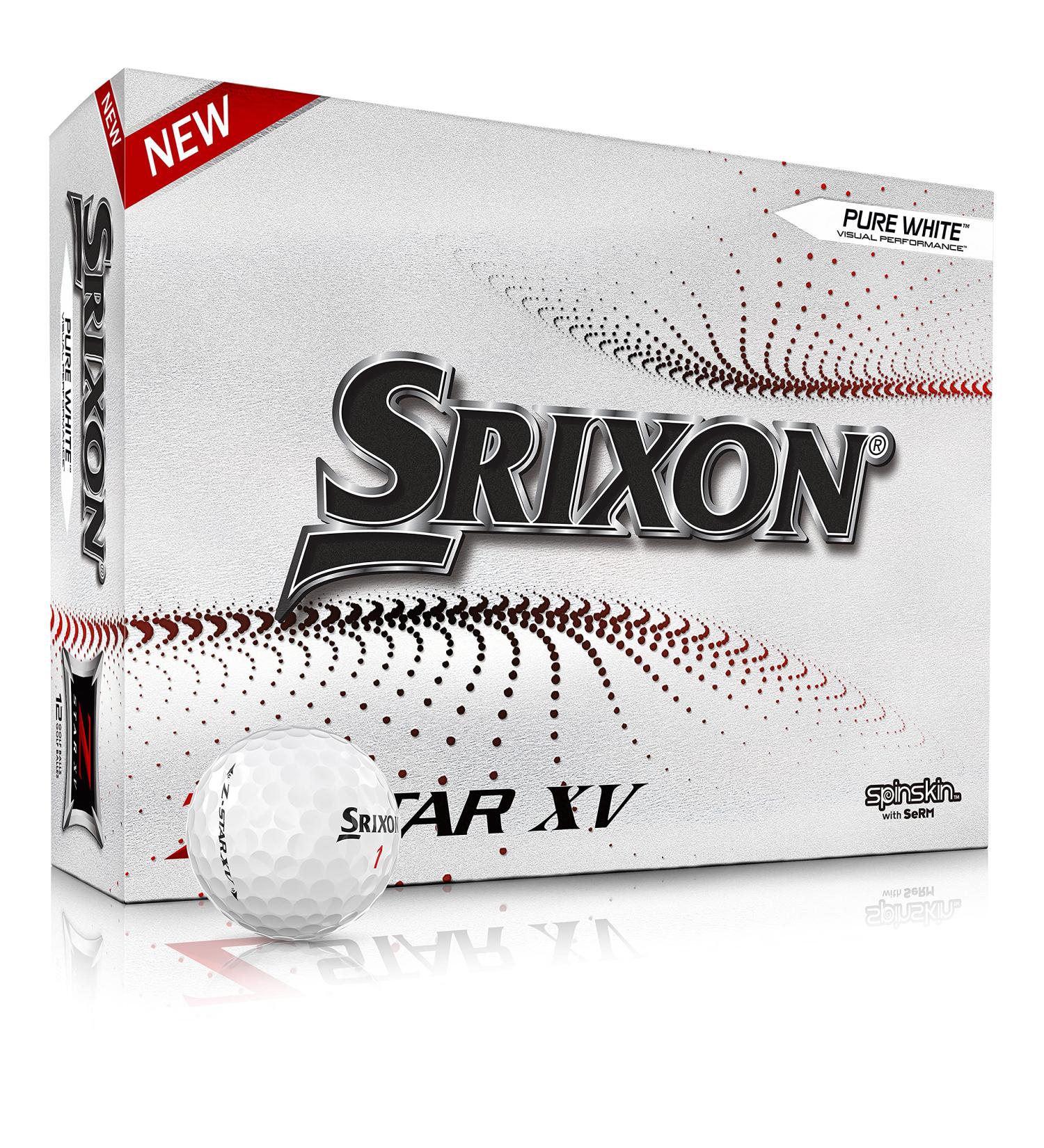 Srixon Z-Star XV Golf Balls - White (Prior Generation) | High Performance Golf Ball - Buy Online on SooperMarket.com