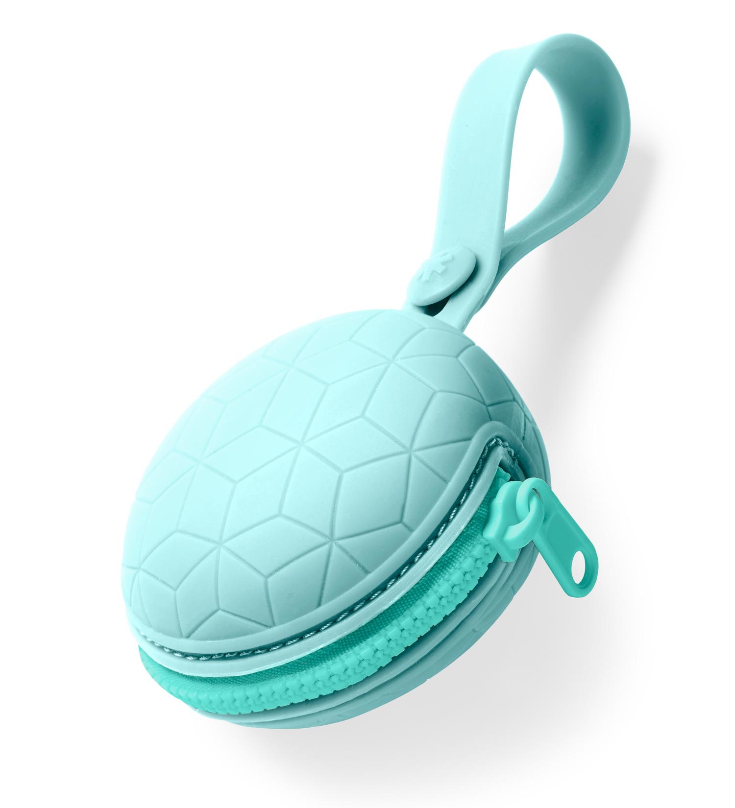 Skip Hop Silicone Pacifier Holder - Grab & Go Light Teal - Buy Online on SooperMarket.com