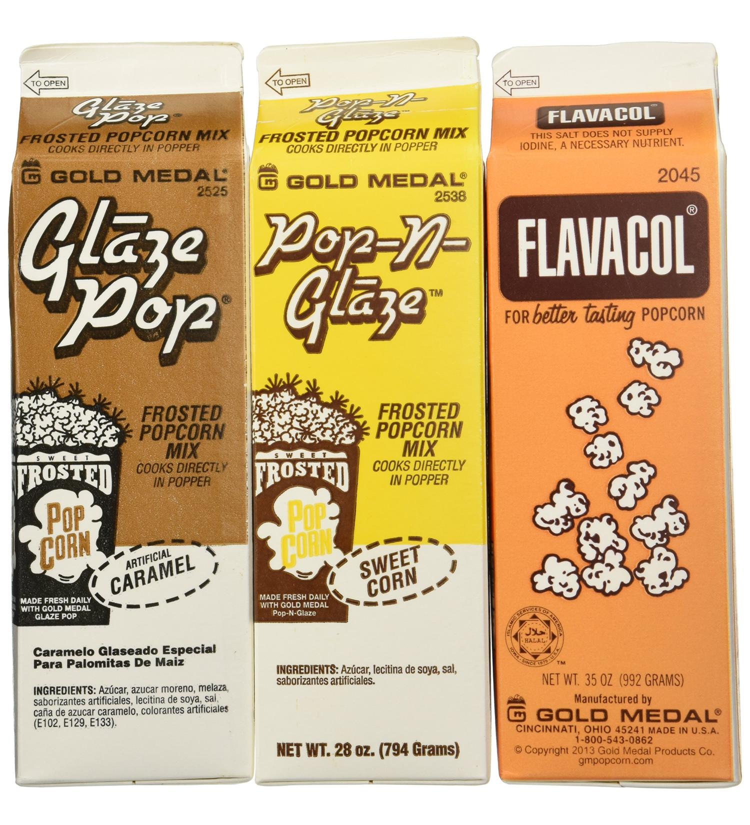 Flavacol Salt and Glaze Pop Flavoring 3 Pack - Buy Online on SooperMarket.com