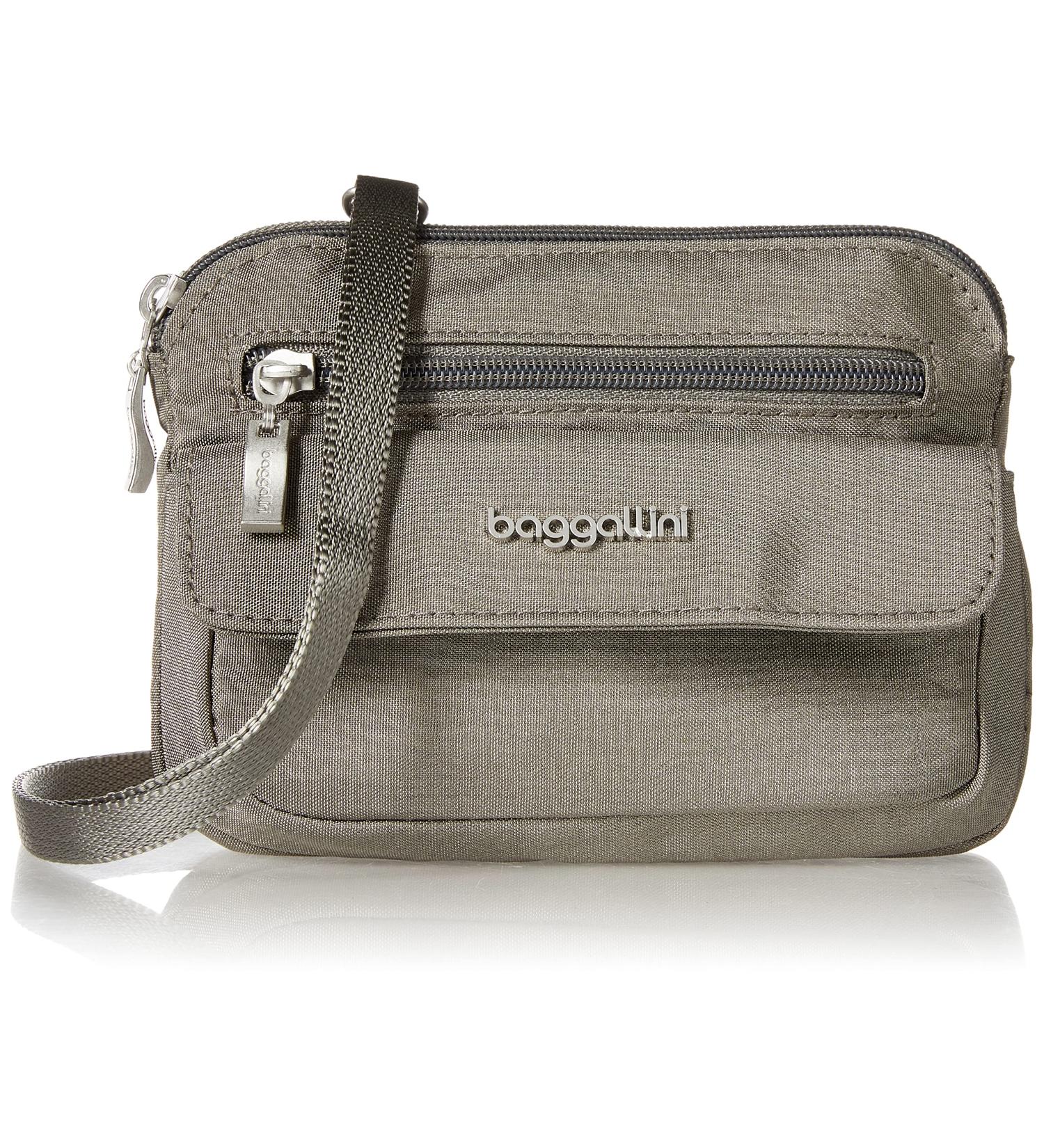 Baggallini Modern Everywhere Mini One Size Sterling Shimmer - Buy Online on SooperMarket.com