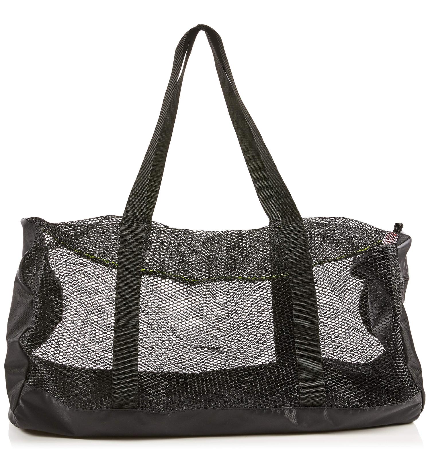 Innovative Scuba Mesh Duffle Gear Bag | Medium Size for Diving, Snorkeling, Swimming, Beach & Sports | BG0271 Black/Blue - Buy Online on SooperMarket.com