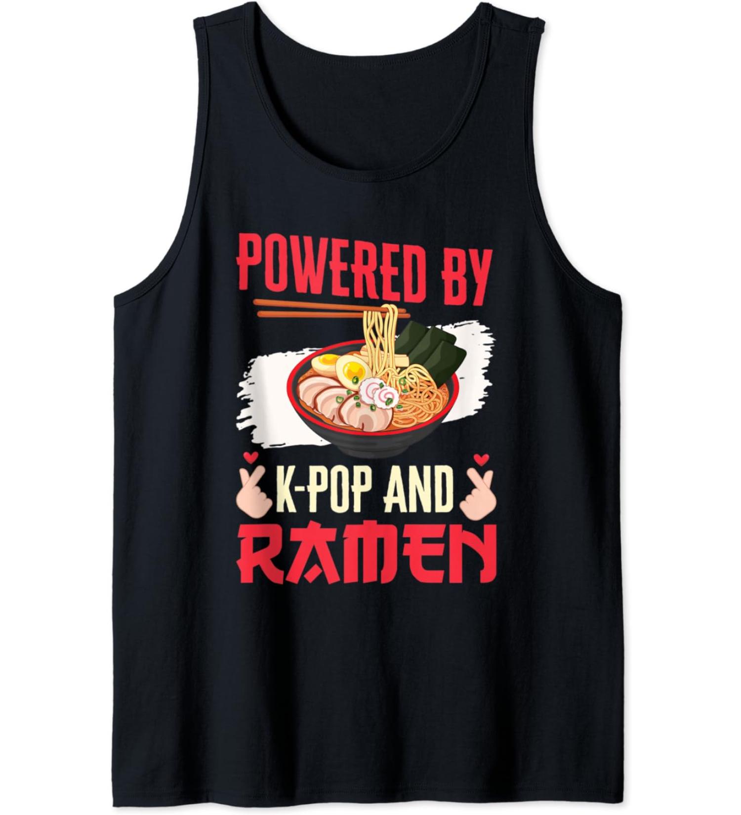 K-Pop Ramen Japanese Noodles Bowl Kpop Gift Tank Top
