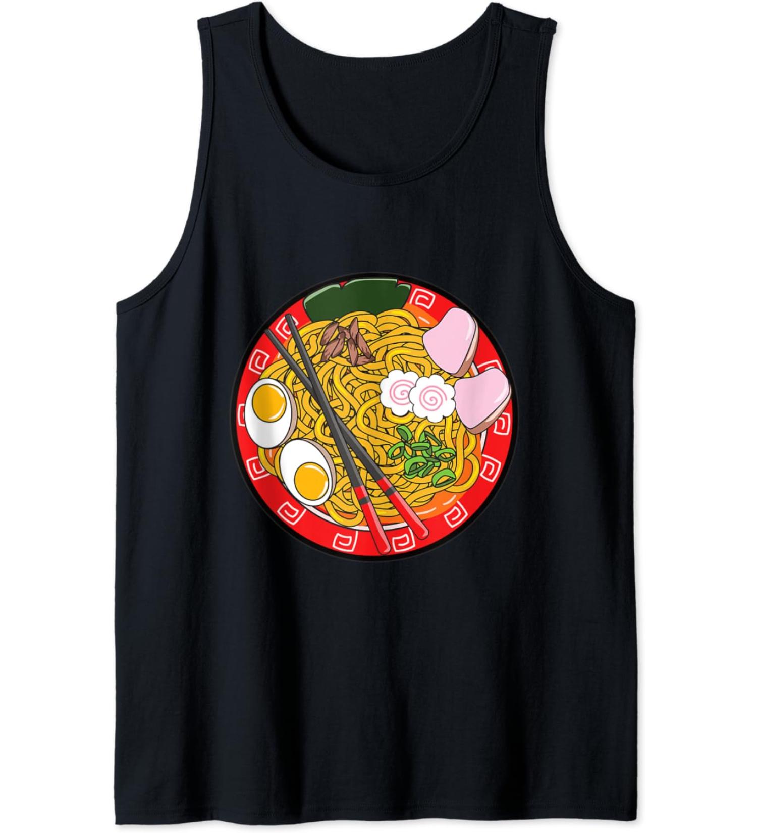 Ramen Life Noodle Japanese Kawaii Tank Top