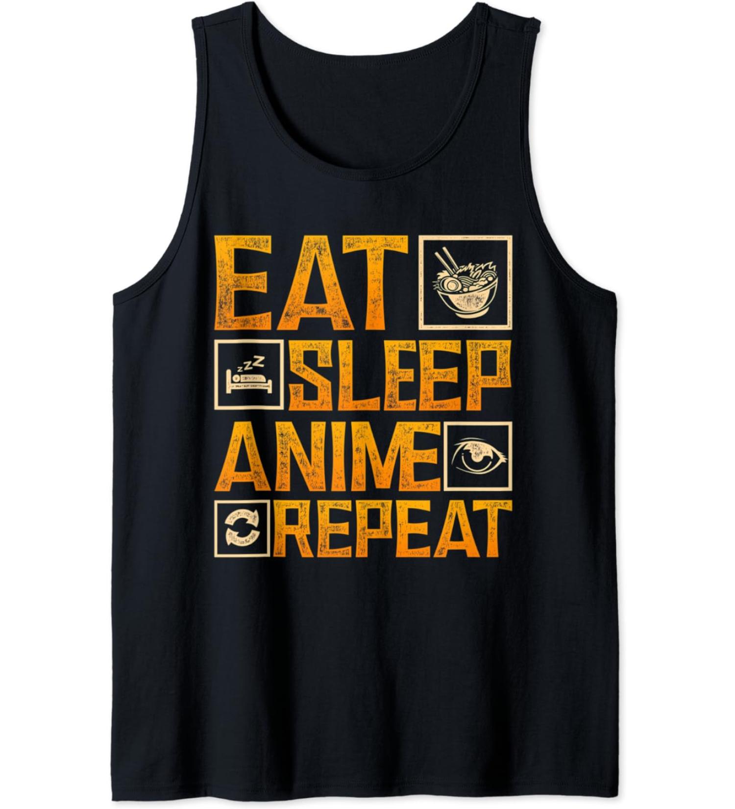 Japanese Manga Otaku Ramen Noodles Kawaii Foodie Anime Tank Top
