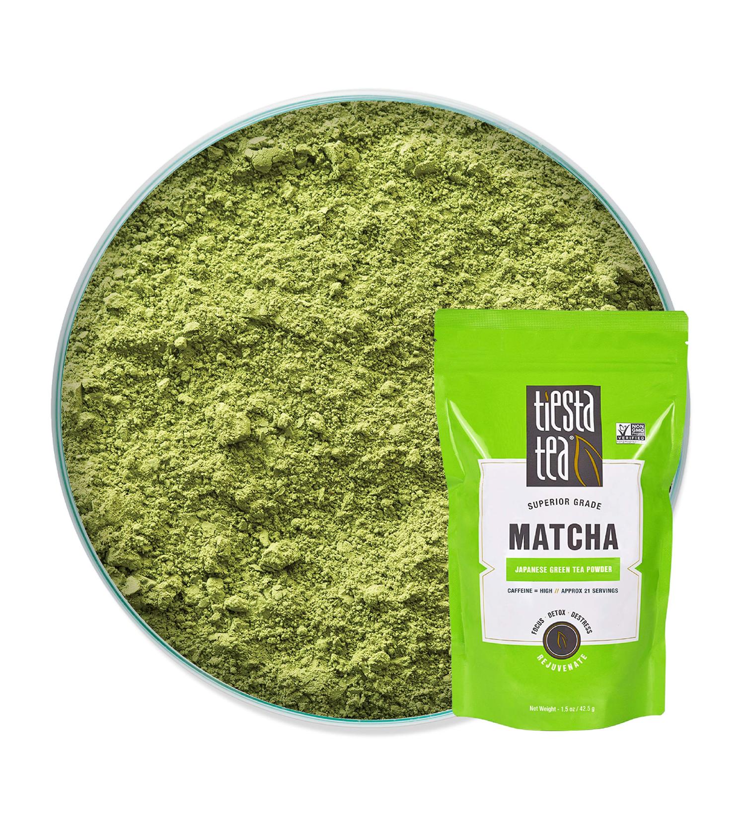 Premium Japanese Matcha Green Tea Powder - Tiesta Tea Company 1.5 oz (42.5 g) - Buy Online on SooperMarket.com